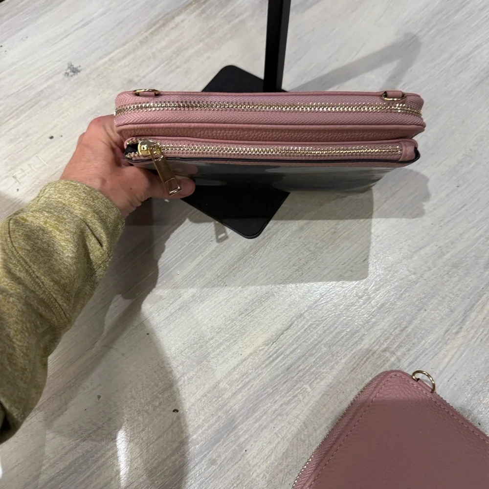 Chic Rose Gold Wristlet Clutch